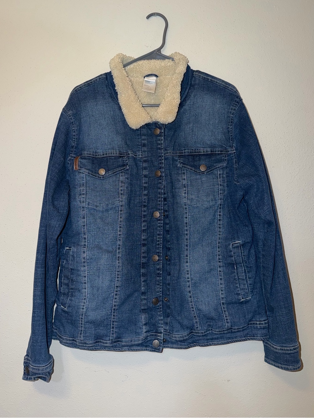 Cinch Sherpa Denim Trucker Jacket